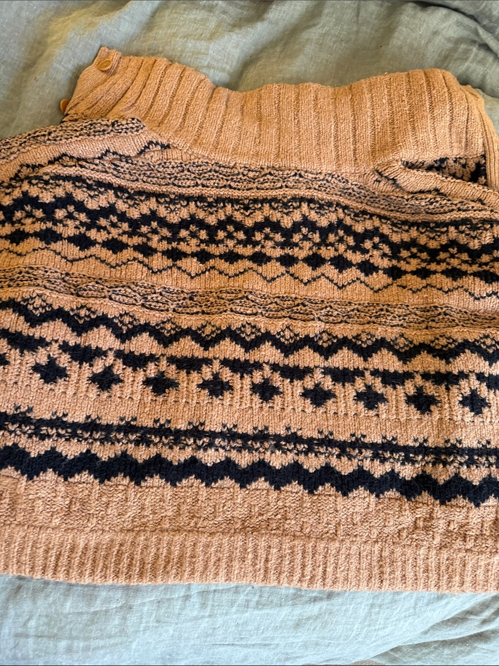 Anthropologie Jacquard Heart Motif Sweater 2X - Picture 8 of 11